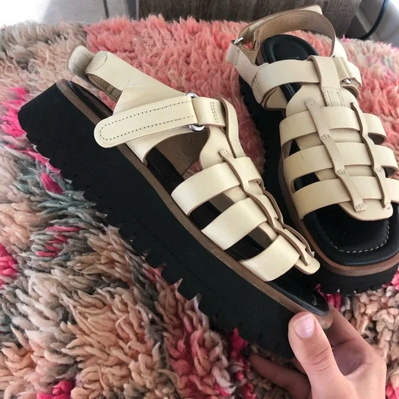 Labucq boomer platform dad sandals - Picture 3 of 3